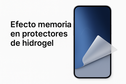 Explicación del efecto memoria en protectores de hidrogel para móviles: mayor durabilidad y autorreparación con T-Rex Glass
