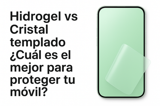 Hidrogel vs cristal templado, ¿cuál es el mejor protector de pantalla para tu móvil? Comparativa y consejos prácticos de T-Rex Glass en 2025.